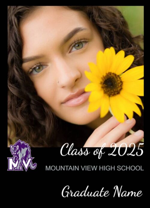 Mountain View High School Graduation Announcement