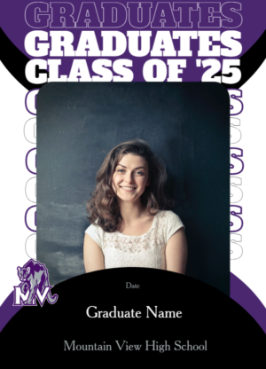 Mountain View High School Graduation Announcement