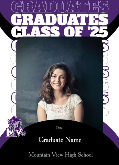 Mountain View High School Graduation Announcement