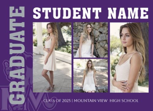 Mountain View High School Graduation Announcement