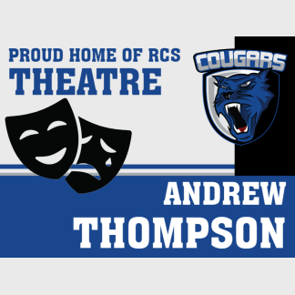 Resurrection Christian School Theatre yard sign