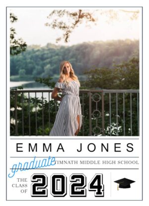Timnath Middle High School graduation announcement