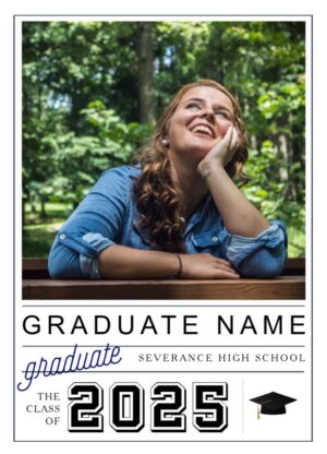 Severance High School Graduation Announcement