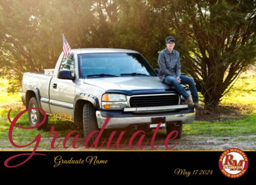 rocky mountain high school graduation announcement