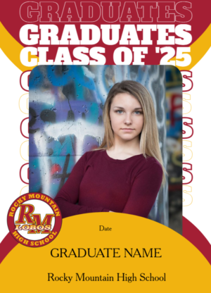 Rocky Mountain High School Graduation Announcements