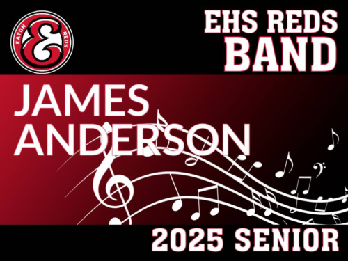 Eaton High School Band yard sign