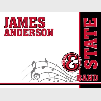 Eaton High School Band yard sign