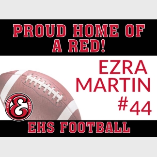 Eaton High School Football yard sign