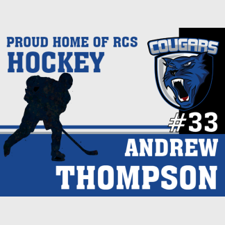 Resurrection Christian School Hockey yard sign