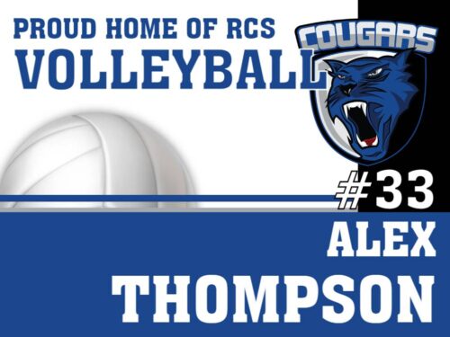 Resurrection Christian School Volleyball yard sign