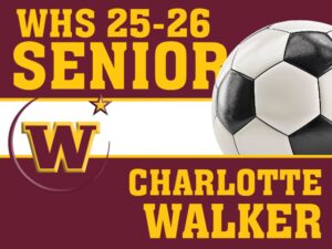 Windsor High School soccer yard sign