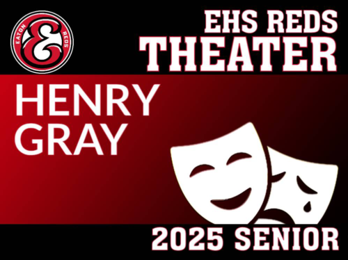 Eaton High School Theater yard sign