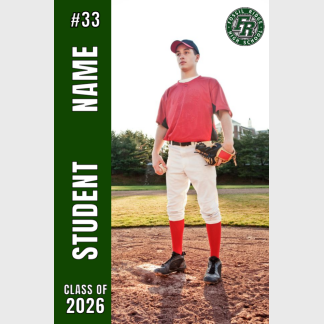 Fossil Ridge High School baseball banner