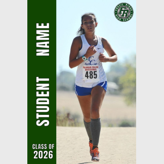 Fossil Ridge High School cross country banner