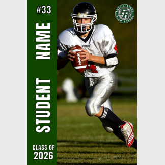 Fossil Ridge High School football banner