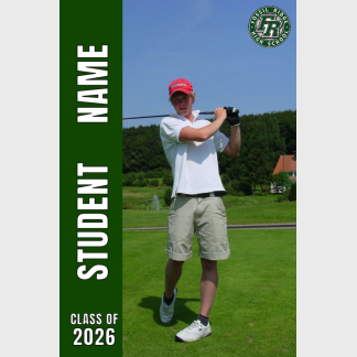 Fossil Ridge High School golf banner