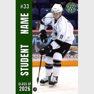 Fossil Ridge High School ice hockey banner