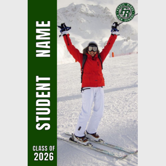 Fossil Ridge High School nordic ski banner