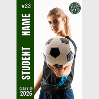 Fossil Ridge High School soccer banner