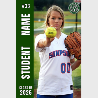 Fossil Ridge High School softball banner