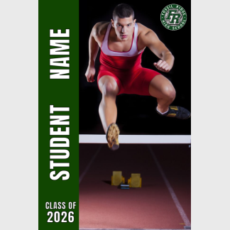 Fossil Ridge High School track banner