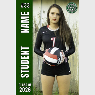 Fossil Ridge High School volleyball banner