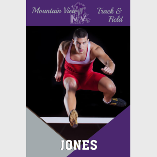Mountain View High School Track and Field banner