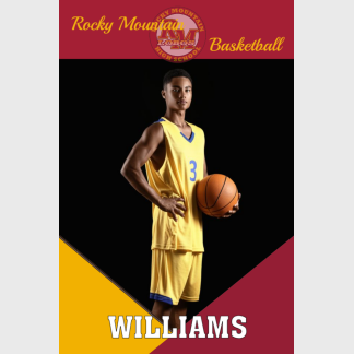 Rocky Mountain High School Basketball banner