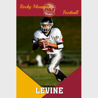Rocky Mountain High School Football banner