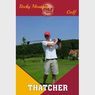 Rocky Mountain High School Golf banner