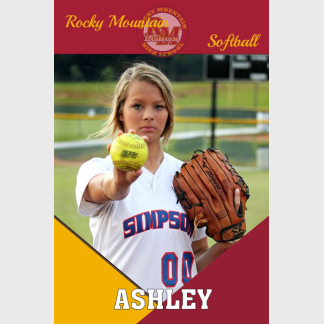 Rocky Mountain High School Softball banner
