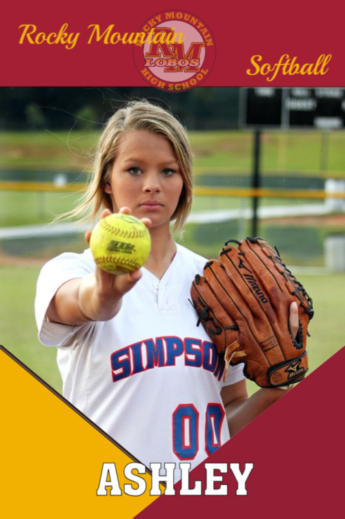 Rocky Mountain High School Softball banner