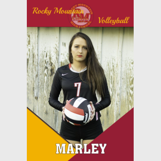 Rocky Mountain High School Volleyball banner