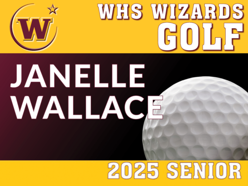 Windsor High School Golf yard sign