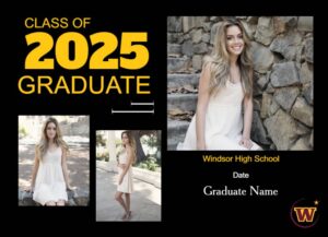 Windsor High School Graduation Announcement