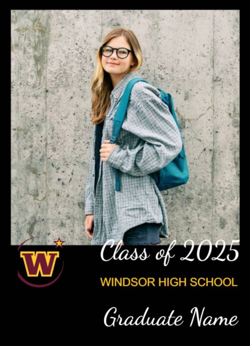 Windsor High School Graduation Announcement