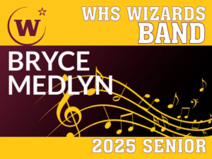 Windsor High School Band yard sign