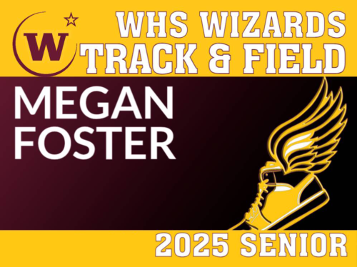 Windsor High School Track yard sign