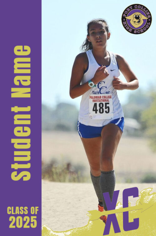 Fort Collins High School Cross County Banner