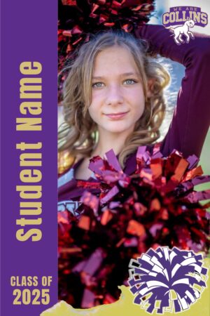 Fort Collins High School Poms banner