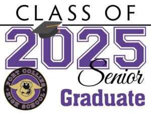 fort collins high school graduation yard sign