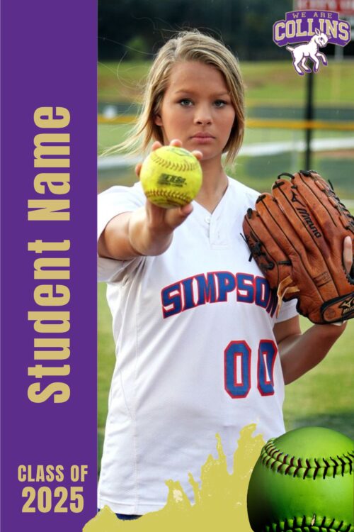 Fort Collins High School Softball banner