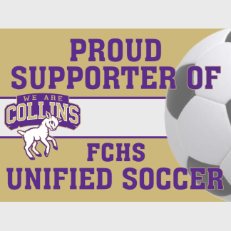 Fort Collins High School Soccer yard sign