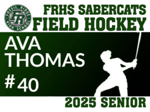 Fossil Ridge High School Field Hockey yard sign