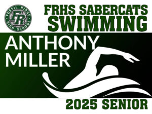 Fossil Ridge High School Swimming yard sign