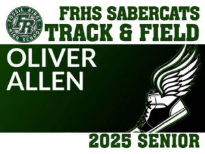 Fossil Ridge High School Track yard sign