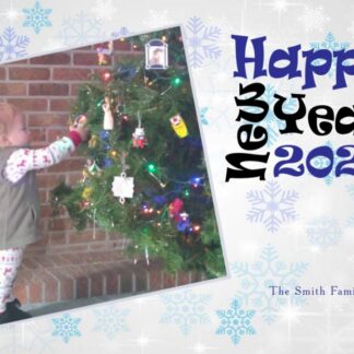 Happy New Year 2026 photo card