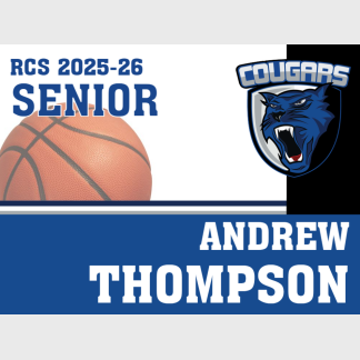 Resurrection Christian Basketball Yard Sign