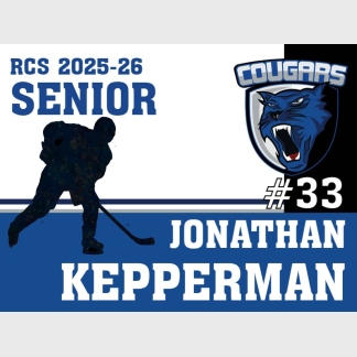 Resurrection Christian Ice Hockey Yard Sign