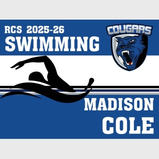 Resurrection Christian Swimming Yard Sign